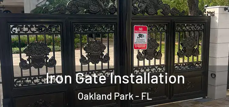 Iron Gate Installation Oakland Park - FL